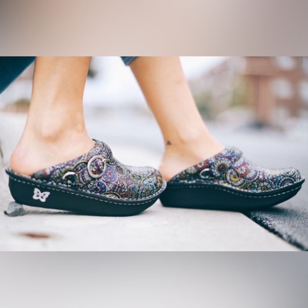 Alegria Seville Spiro Multi Clog - Size 38